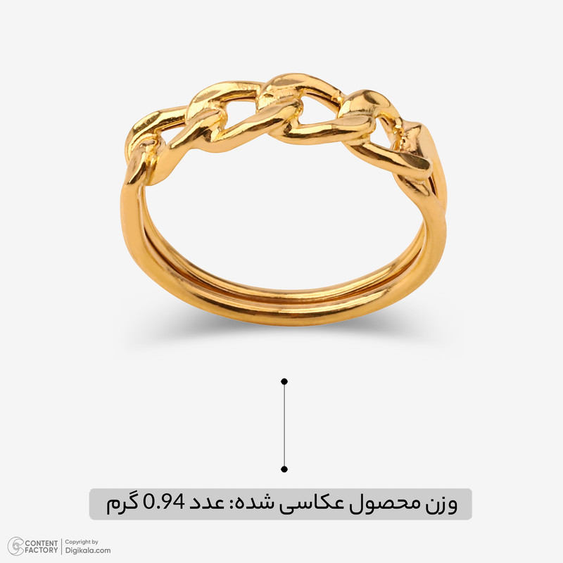 انگشتر طلا 18 عیار زنانه با طرح کارتیه وی وی گلد گالری مدل 2026 سایز 54 انگشتر طلا 18 عیار زنانه با طرح کارتیه وی وی گلد گالری مدل 2026 سایز 54