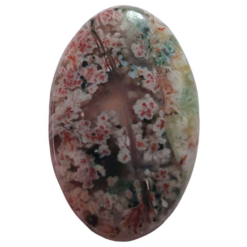 سنگ عقیق مدل شکوفه بهاری