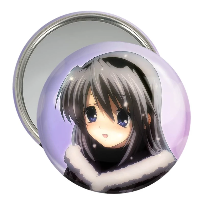 آینه جیبی خندالو مدل ساکاگامی انیمه کلند Clenned  کد 22401