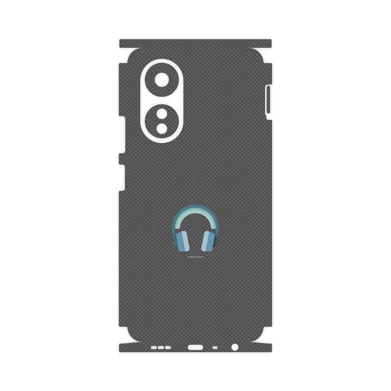 برچسب پوششی ماهوت مدل Minimal Headphone Icon-FullSkin مناسب برای گوشی موبایل اپو A58 4G