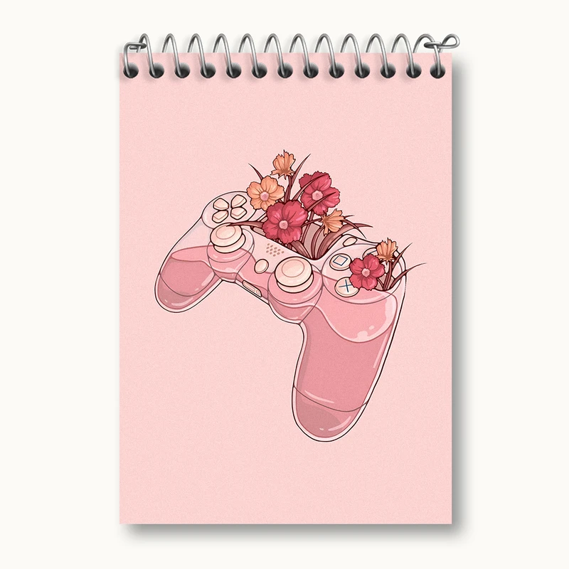 دفتر یادداشت 50 برگ خندالو طرح بازی و گیم کد N4426