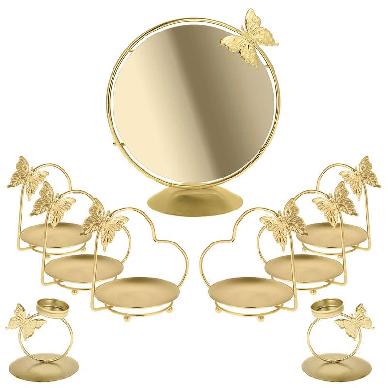 مجموعه ظروف هفت سین 9 پارچه کد DE-NZ335 طرح قلب