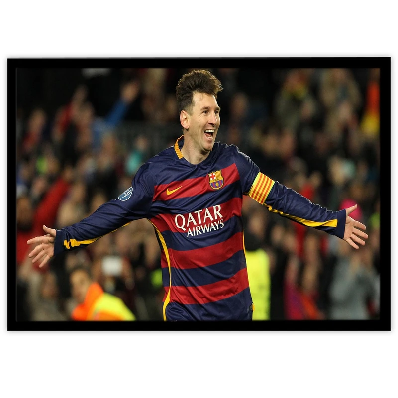 تابلو نوری بکلیت طرح بازیکن فوتبال لیونل مسی مدل B-8812