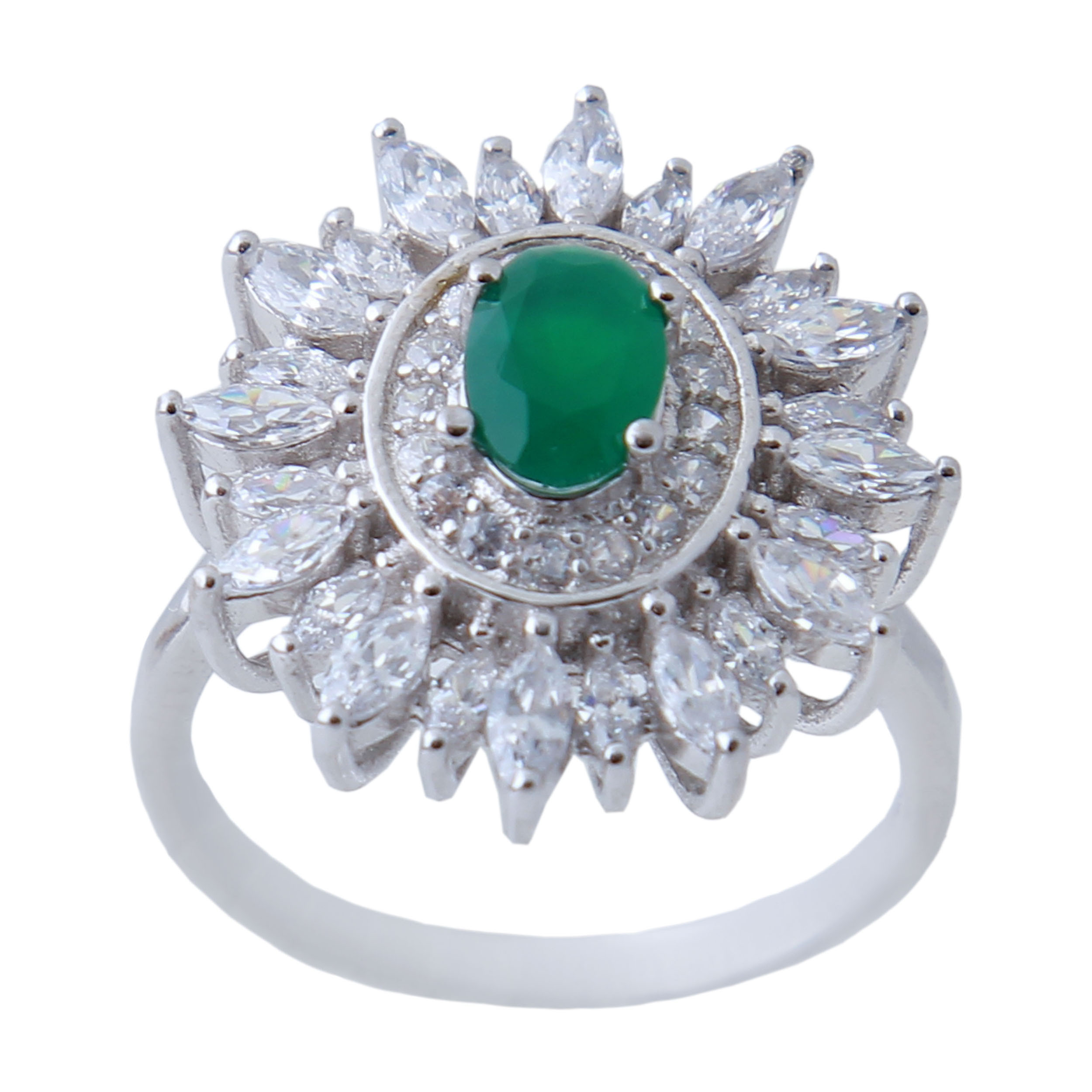    انگشتر نقره زنانه بازرگانی میلادی کد AWR_630