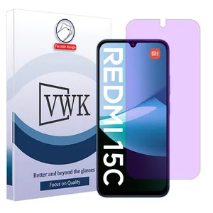 VWK Eye Care model anti-violet screen protector suitable for Xiaomi Redmi 15C mobile phone