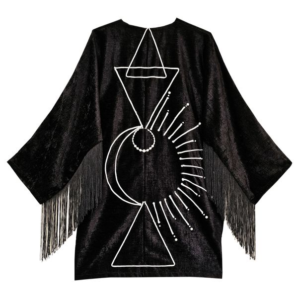 مانتو زنانه مدل ماه و خورشید