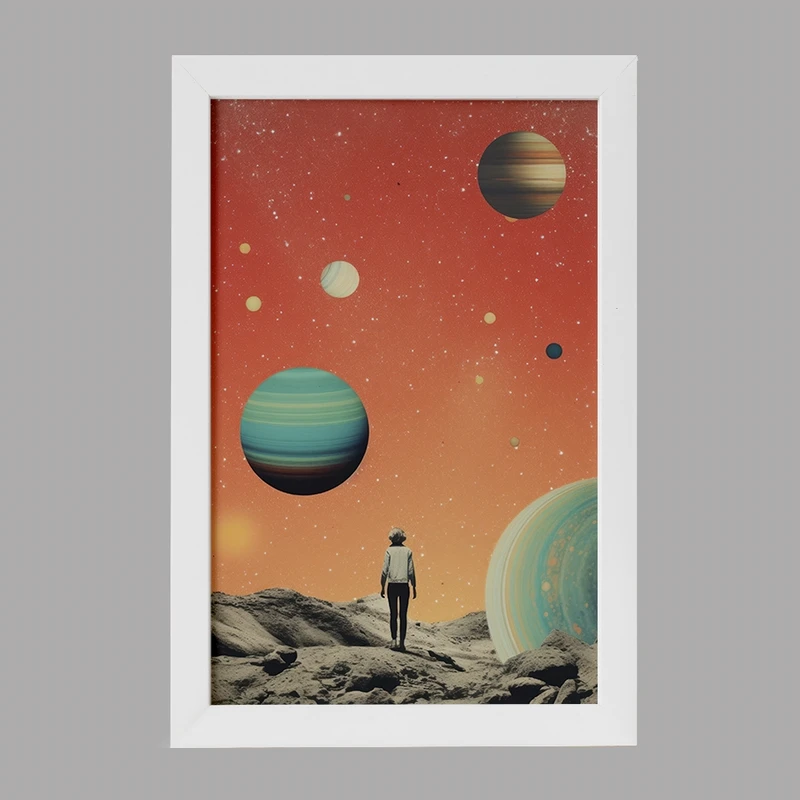 تابلو خندالو مدل کهکشان کد F3212