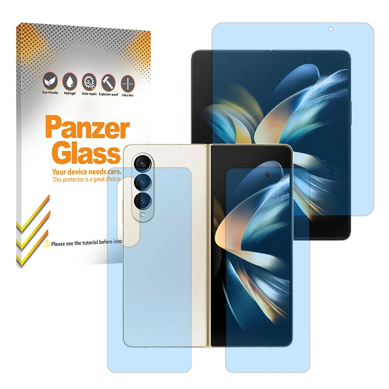محافظ صفحه نمایش مات ضداشعه آبی پنزر گلس مدل Resistant مناسب برای گوشی موبایل سامسونگ Galaxy Z Fold 4 به همراه محافظ پشت گوشی