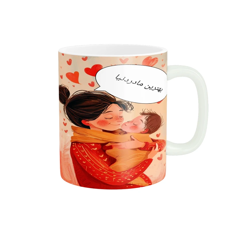 ماگ پاد آفرین طرح بهترین مادر دنیا کد 2198