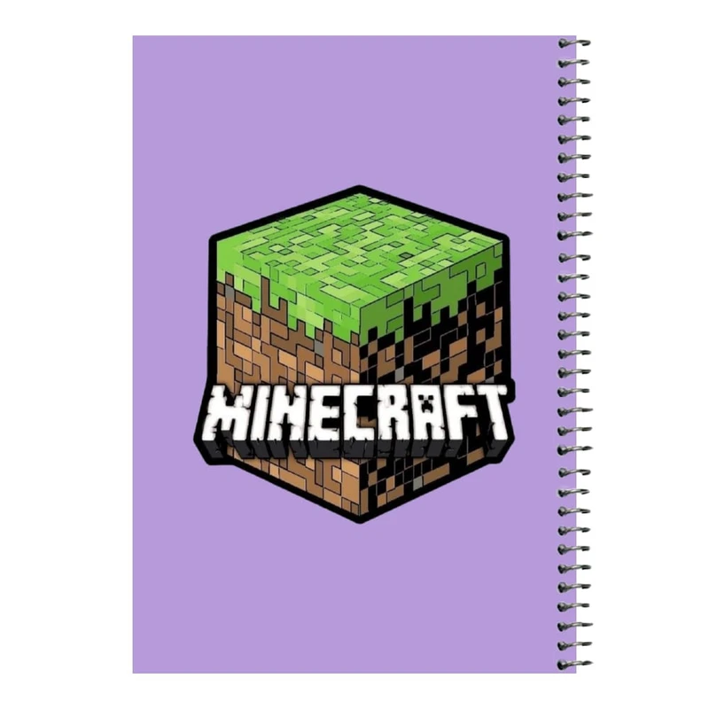 دفتر مشق 80 برگ اس جی مدل ماینکرفت کد۱۴   