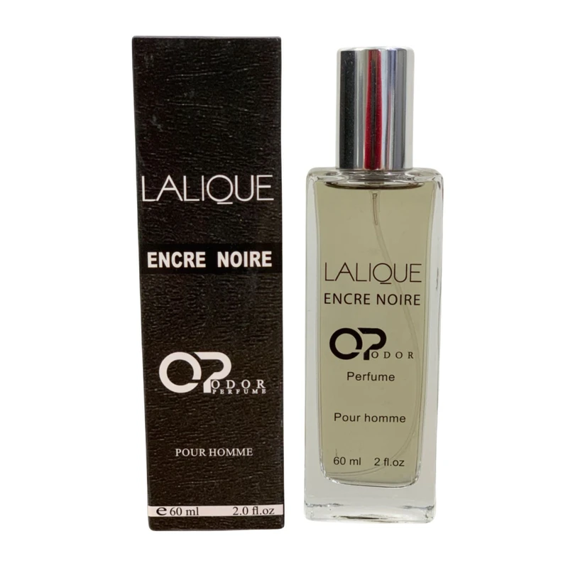 ادوپرفیوم مردانه اودور مدل لالیک مشکی با رایحه گرم حجم 60 میلی لیتر