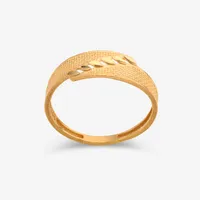 انگشتر طلا کم اجرت 18 عیار زنانه ناریا مدل ایوا کد M21-32 سایز 56