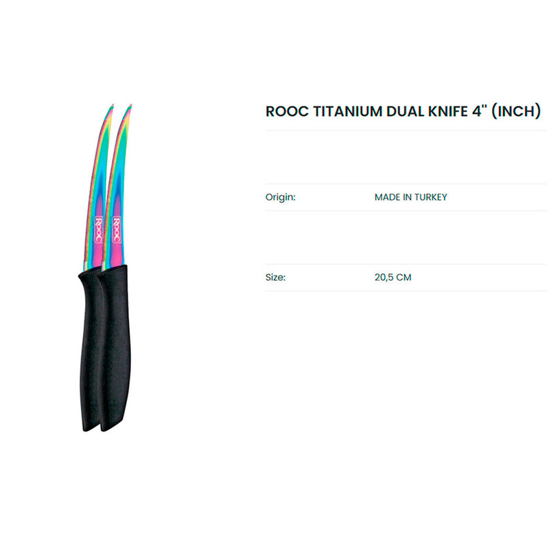 چاقو آشپزخانه روک مدل TT-003 بسته 2 عددی