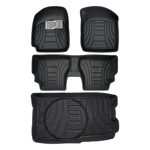 کفپوش سه بعدی خودرو پانیذ مدل MHLB مناسب برای پراید 111 به همراه کفپوش صندوق