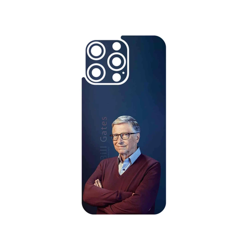 برچسب پوششی ماهوت مدل Bill_Gates مناسب برای گوشی موبایل اپل iPhone 15 Pro Max
