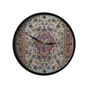 ساعت دیواری مدوپد طرح فرش ساروق مدل C-Sarough01