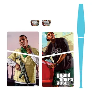  برچسب کنسول بازی پلی استیشن5 اسلیم دیجیتال توییجین وموییجین مدل GTA 05 مجموعه6 عددی