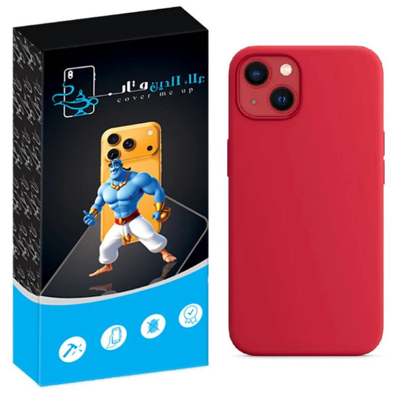 کاور علاالدین قاب مدل سیلیکونی پاک کنی مناسب برای گوشی موبایل اپل iPhone 15 