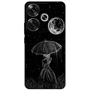 Megafone Girl and Moon 1369 Cover For Xiaomi Poco F6