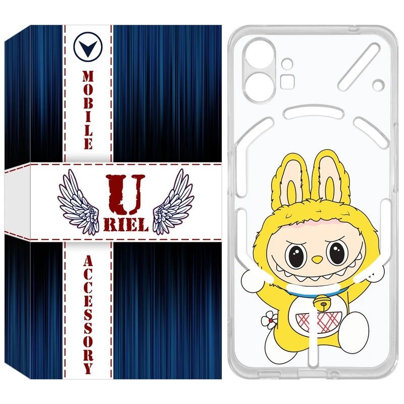 کاور یوریل مدل Clear کد 122 طرح لبوبو مناسب برای گوشی موبایل ناتینگ فون Nothing Phone 1