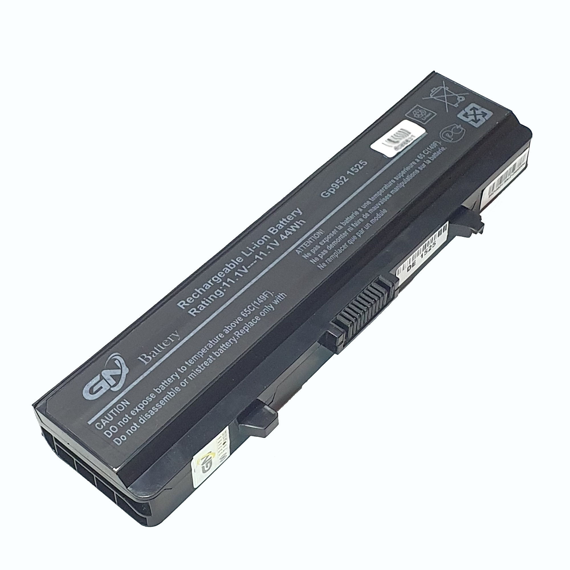 باتری لپ تاپ 6 سلولی گلدن نوت بوک جی ان مدل 1525 مناسب برای لپ تاپ دل 1525/1545/1526/1546/1440/1750