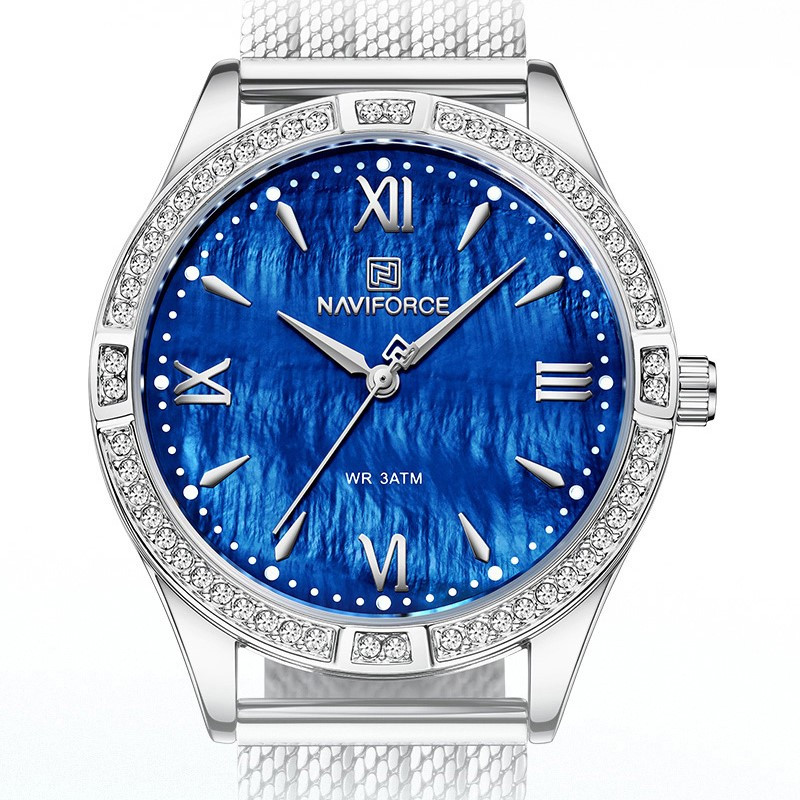 ساعت مچی عقربه ای زنانه نیوی فورس مدل NF5028SBE