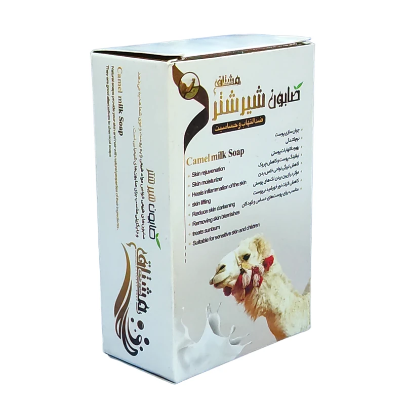 صابون شستشو مشتاق مدل شیرشتر  وزن 80 گرم بسته 10 عددی