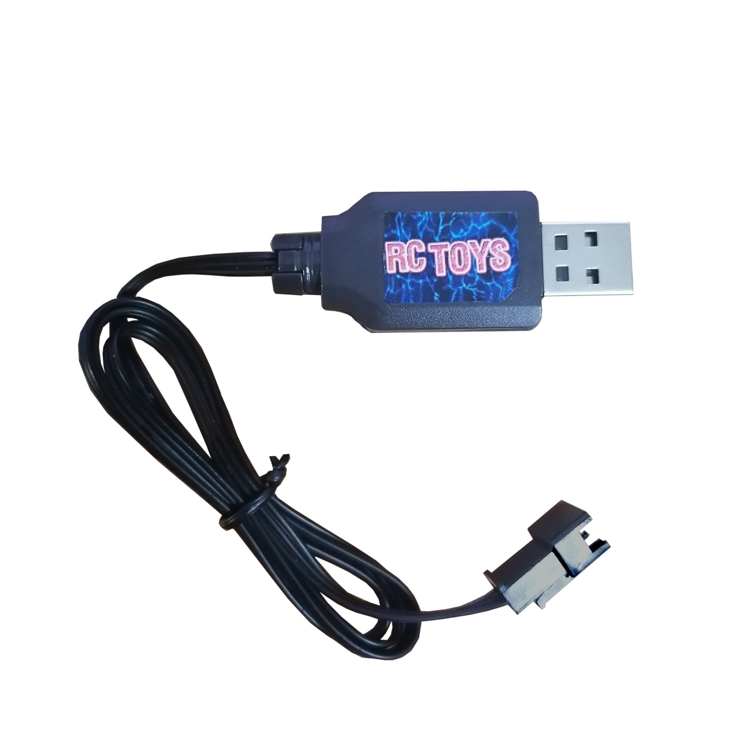 شارژر باتری ماشین کنترلی آرسی تویز مدل RCT_4.8V_USB_SM به همراه سوکت SM دو پین