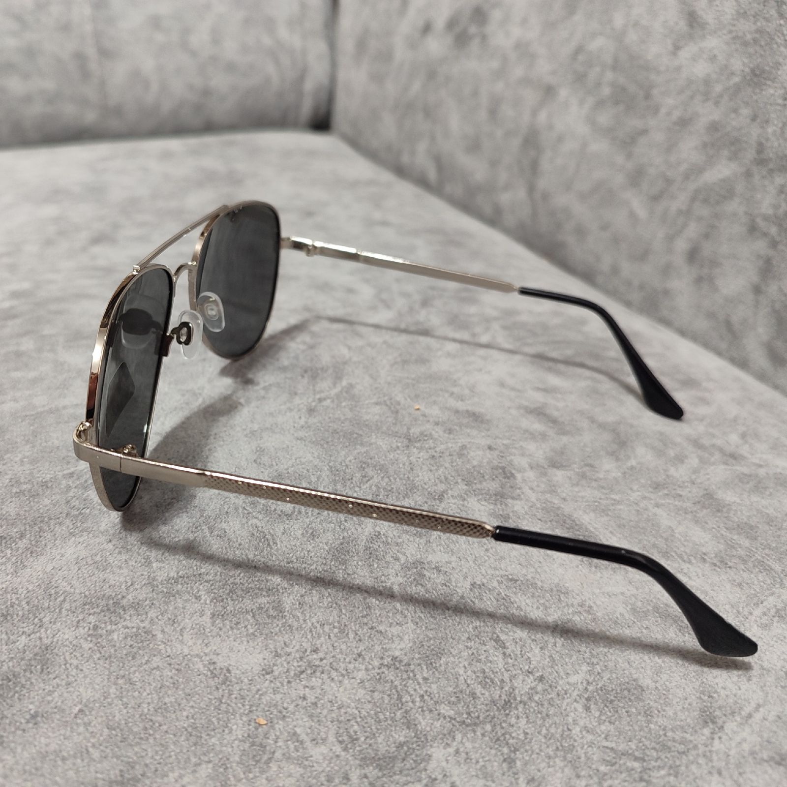 عینک آفتابی مردانه مدل خلبانی کد 0132 UV400 و پلاریزه -  - 7