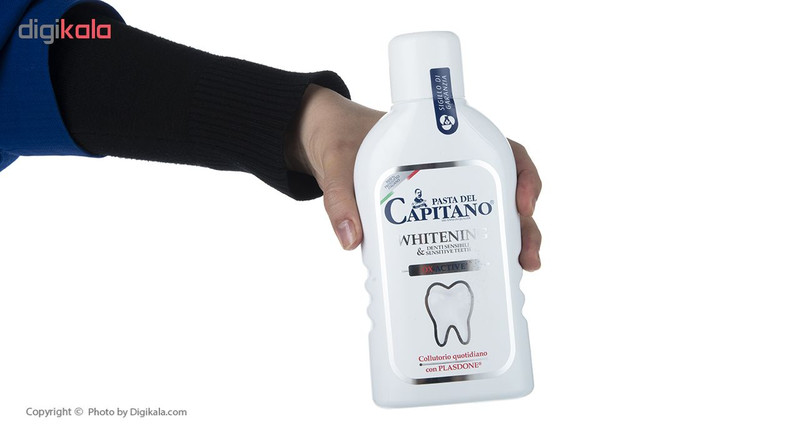 دهانشویه دندانهای حساس حاوی سفید کننده پاستا دل کاپیتانو مدل Sensitive+Whitening Mouthwash حجم 400 میلی لیتر دهانشویه دندانهای حساس حاوی سفید کننده پاستا دل کاپیتانو مدل Sensitive+Whitening Mouthwash حجم 400 میلی لیتر