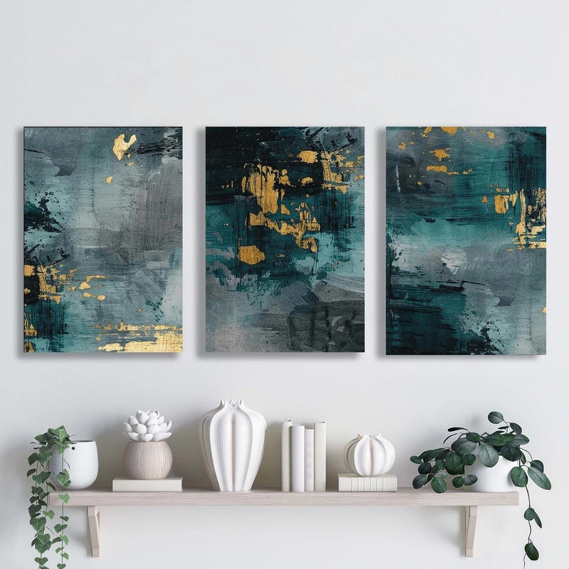 تابلو شاسی آتریسا مدل آبستره ATA104 مجموعه سه عددی