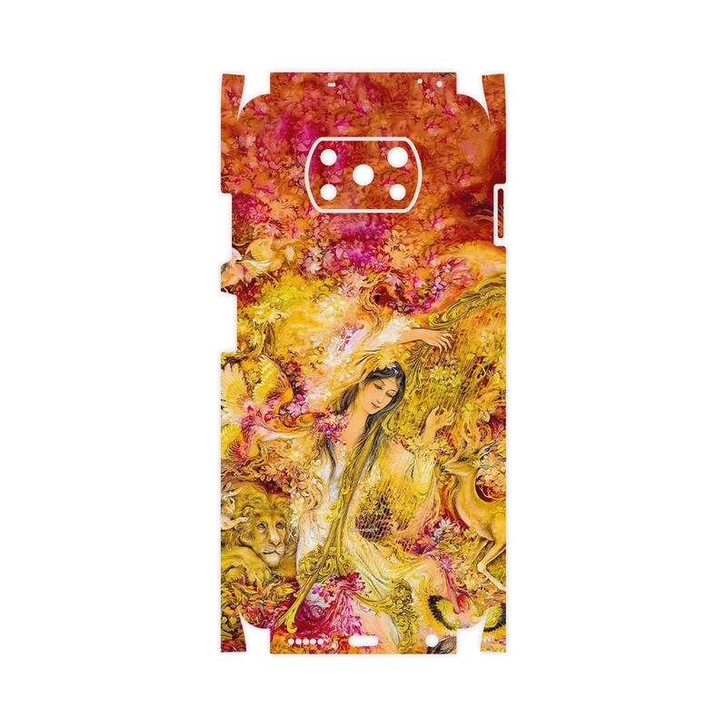 برچسب پوششی ماهوت مدل Persian miniature 1-FullSkin مناسب برای گوشی موبایل شیائومی Poco X3 Pro