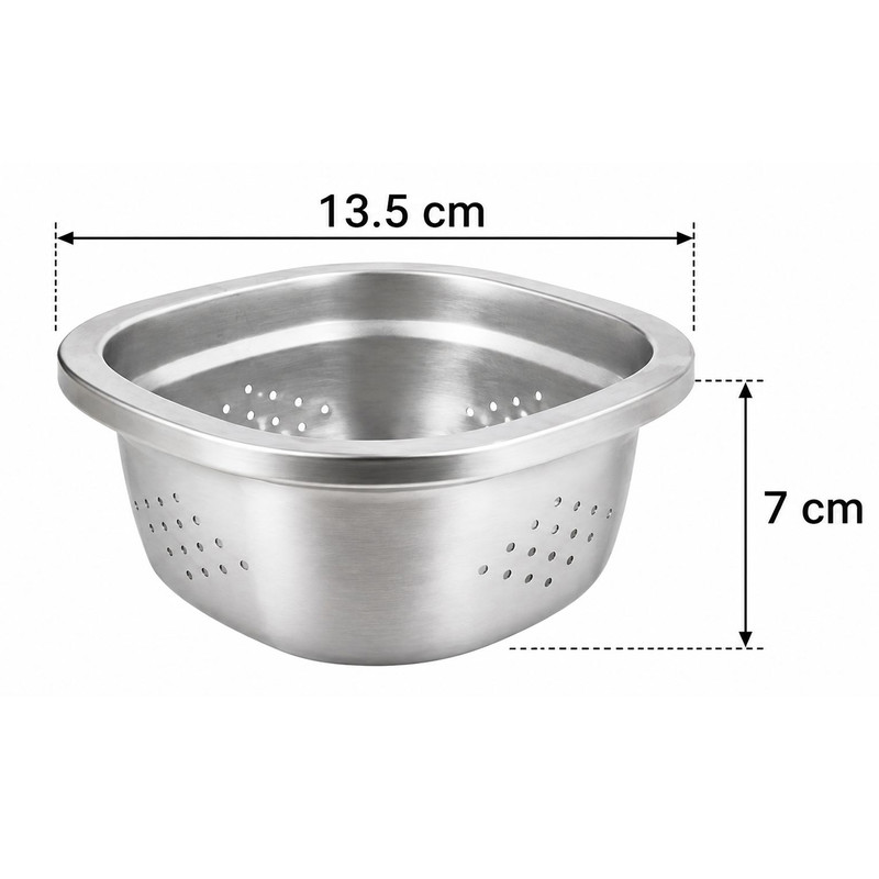  آبگیر مدل استیل مربع کد KNP-C-223 