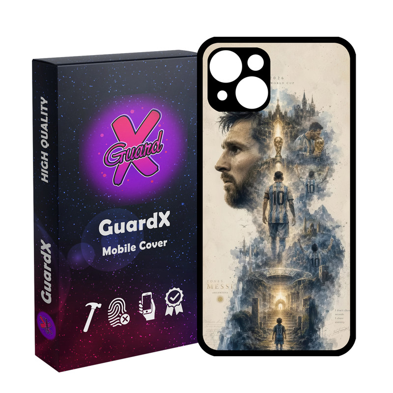 کاور گارد ایکس طرح لیونل مسی آرژانتین مدل 11125 مناسب برای گوشی موبایل اپل iPhone 13