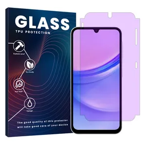 Glass anti purple screen protector suitable for Samsung Galaxy A15 mobile phone