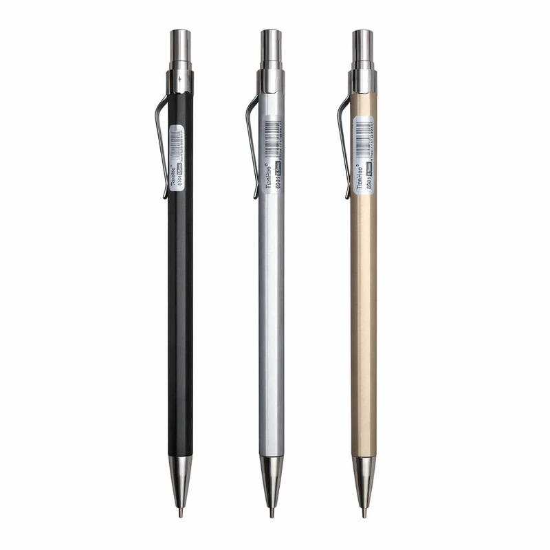 مداد نوکی 0.5 میلی متری مدل تیان هائو کد 6901 بسته 3 عددی