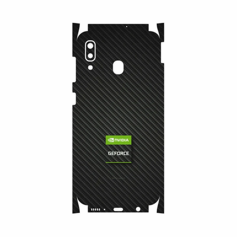 برچسب پوششی ماهوت مدل Nvidia Brand-FullSkin مناسب برای گوشی موبایل سامسونگ Galaxy M10s