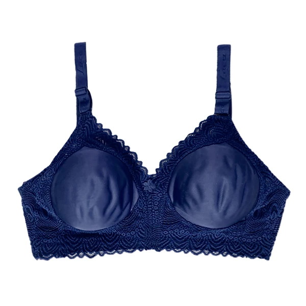 سوتین زنانه فانتزی شارمین مدل کاسه پرلون دستک دانتل کد ZP134.4