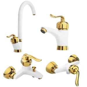 ست شیرآلات صنعت مایاگستر بهدان پیشرو مدل بیستون 34 مجموعه 4 عددی 