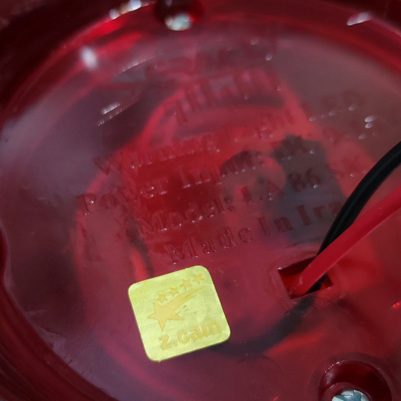 آژیر دزدگیر مدل پیزو فلاشر ZCAM LA 86 SK