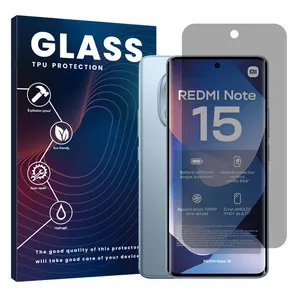 Glass Resistant model privacy screen protector suitable for Xiaomi Redmi Note 15 4G Mobile phone