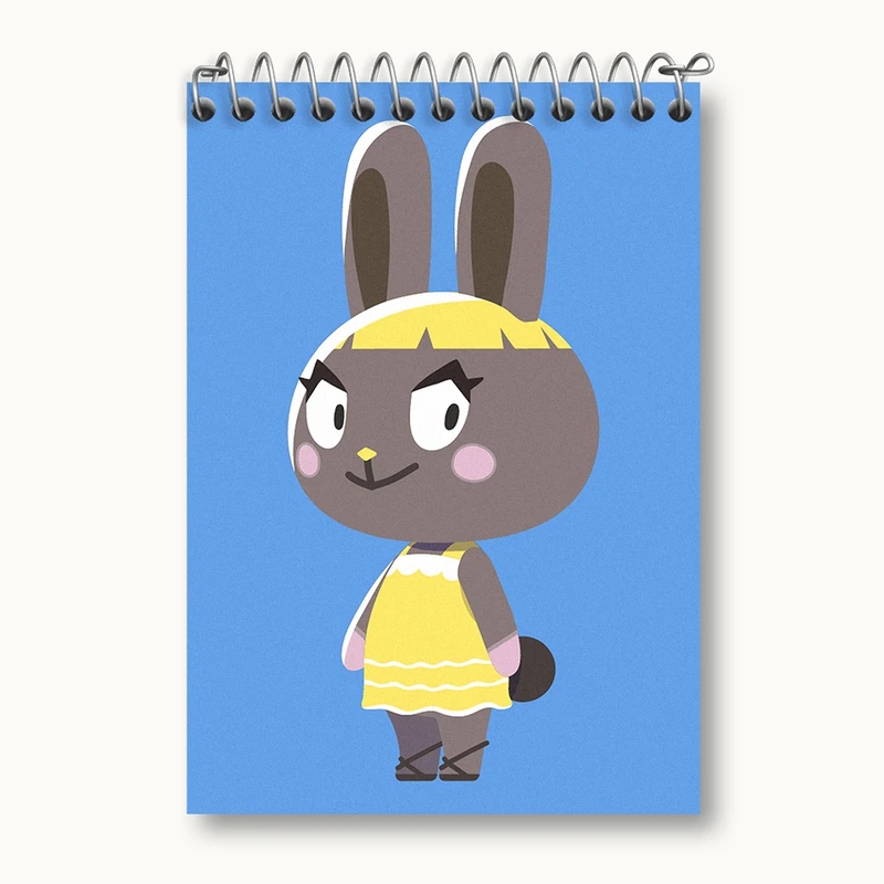 دفتر یادداشت 50 برگ خندالو مدل بازی انیمال کراسینگ (Animal Crossing) کد 32640