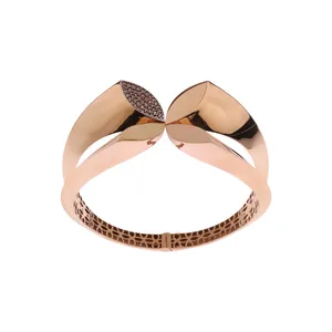 بنگل طلا 18 عیار زنانه صلاحی گلد مدل 14352