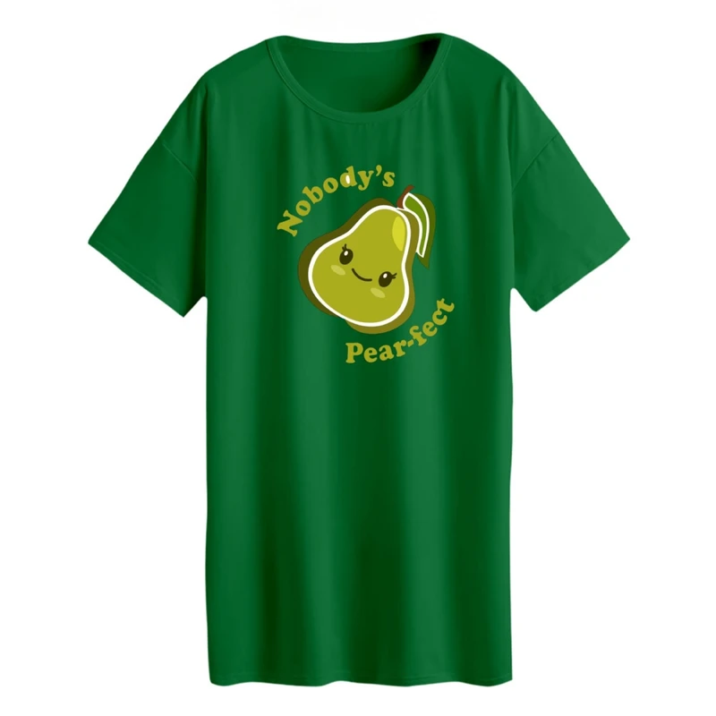 تی شرت لانگ زنانه مدل گلابی کد 2