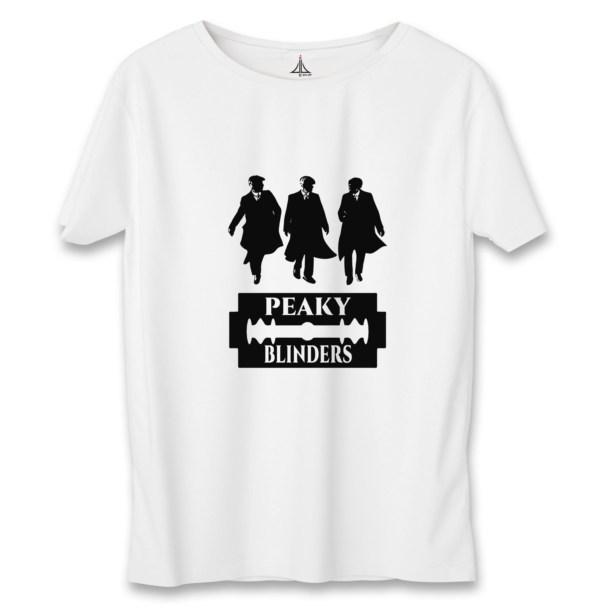 تی شرت آستین کوتاه زنانه به رسم مدل پیکی بلایندرز کد 5598