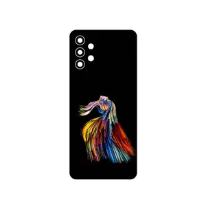 MAHOOT Rainbow Hair Digital Art Cover Sticker for Samsung Galaxy M32 5G