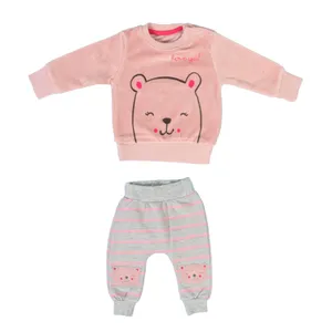 ست سویشرت و شلوار نوزادی  مدل cag430