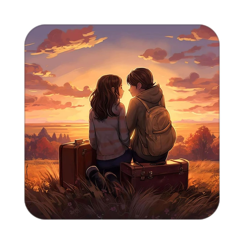 زیر لیوانی کاکتی مدل عاشقانه کد mp12916