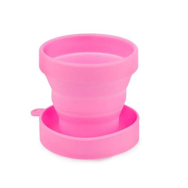 لیوان سفری مدل 150ml Silicone Collapsible Camping