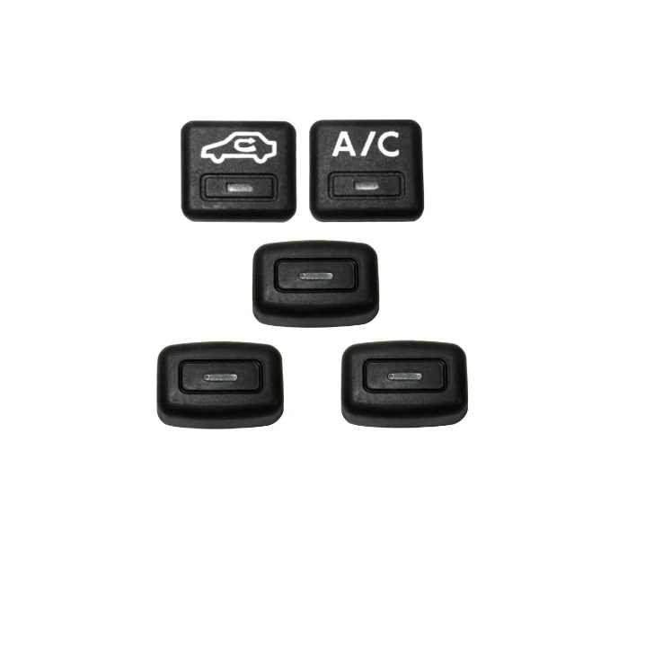 دکمه کلید کولر و شاسی تهویه خودرو مدل AC-CH5 مجموعه 5 عددی